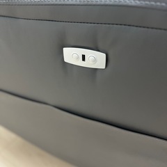 リクライニングソファ　1人用　サロン　椅子　グレーの画像