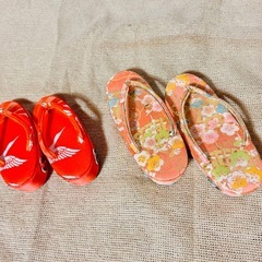9/20まで 子ども用下駄の画像