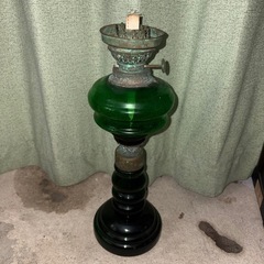 🕯️💚【緑ガラスのオイルランプ】💚🕯️