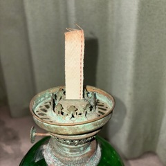 🕯️💚【緑ガラスのオイルランプ】💚🕯️の画像