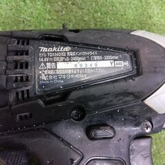 マキタ TD134D/makita インパクトドライバー【野田愛宕店】【店頭取引限定】【中古】管理番号：ITDGBFPP87P3の画像