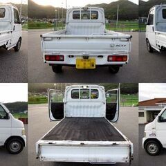 【売約済み・ありがとうございました】アクティトラック 車検取りたて令和9年9月17日まで 5速MT/エアコン/ETC/カロッツェリアCD/COMTEKドラレコ&レーダー探知機/後付タコメーター/社外ハンドル/バリ山夏タイヤの画像