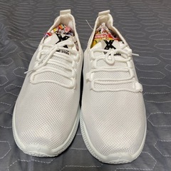 🉐(14)25.5cmのホワイト軽量スニーカー❣️の画像