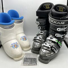 ij5183A スキーブーツ 3点 レクザム REXXAM LIBERO COMFORT90 ソールサイズ282mm カザマ KAZAMA Spax 3J 21～22cm HEAD 250 ウィンターの画像