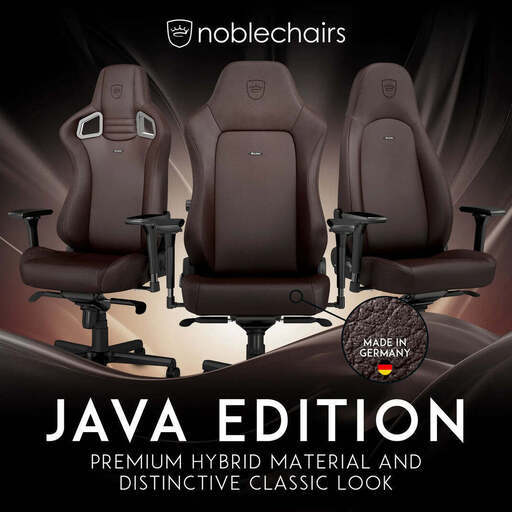 (未使用品、箱入り)Noblechairs HERO Java Edition ノーブルチェア　ヒーロー　ジャワエディション