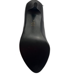 美品❤️ダイアナ　オープントゥパンプス　レザー　黒　23.5cmの画像