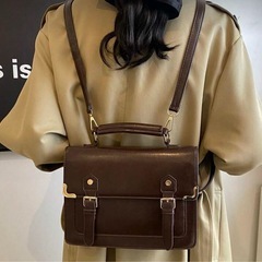 新品 焦茶 3WAY リュック ショルダー バック の画像