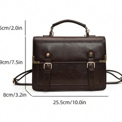 新品 焦茶 3WAY リュック ショルダー バック の画像