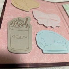 GODIVA × リカちゃん ふせんの画像