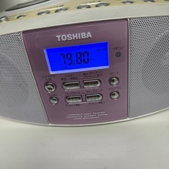東芝CD／カセットラジカセ　の画像
