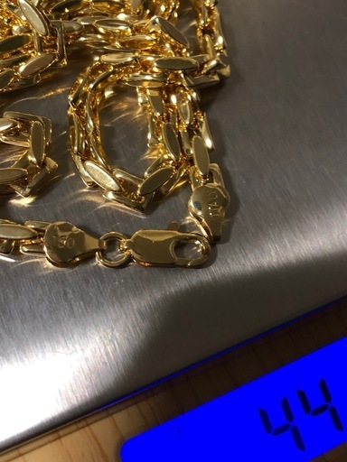 k18刻印 750ITALY刻印ネックレス ゴールド 遺品整理 実家整理