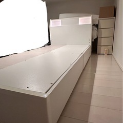 ニトリ　シングルベッド　照明付きの画像