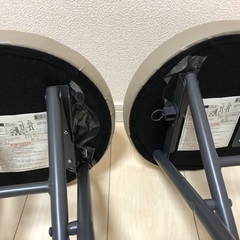 ニトリ  折りたたみスツール ボンベイ(MO) 2脚セットの画像