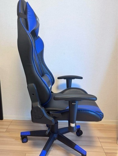 JPRACING ゲーミングチェア 青/黒
