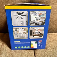シーリングライトファン　リモコン付きの画像