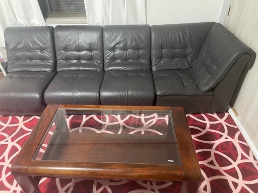 カリモク　ソファ　テーブルセット