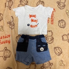 70サイズ 子ども服  UNIQLO piccolo フタフタの画像