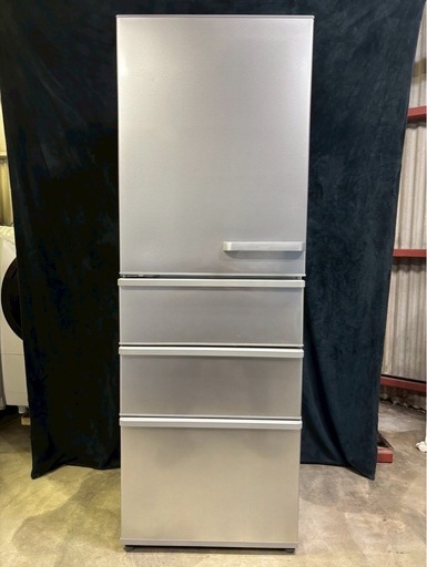 【成約済み】AQUA 冷藏庫 AQR-36KL(S) 2021年製 355L 4ドア 左開き