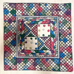 クッションカバー_イエメン刺繍の画像