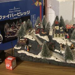 ファイバー・ビレッジ　Fiber Village　ファイバー・タウンビレッジ　替えの照明付きの画像