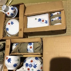 もみじ柄の瀬戸物セット 各⑤の画像