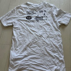ホワイト プリント Tシャツ diselの画像