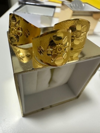 k24 純金リング 3.75g x3点セット　11.25g