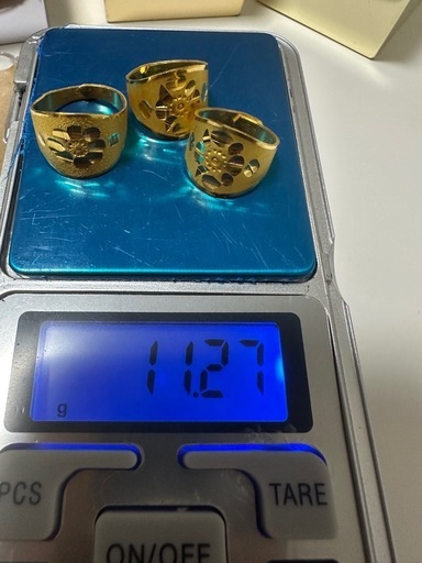 k24 純金リング 3.75g x3点セット　11.25g