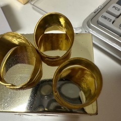 k24 純金リング 3.75g x3点セット　11.25gの画像