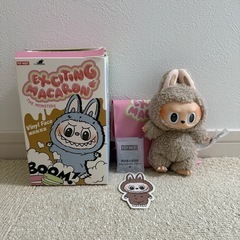 ポップマート LABUBU ラブブ マカロン Toffee