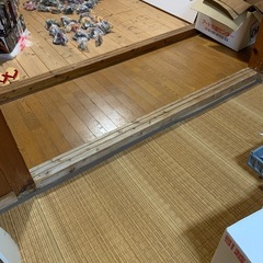 障子レール撤去の画像