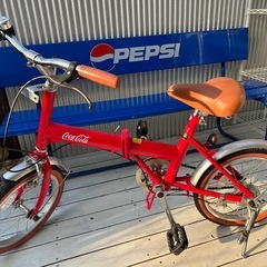コカコーラ 折りたたみ自転車(自転車)の中古が安い！激安で譲り