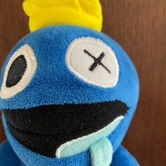 レインボーブルーぬいぐるみの画像