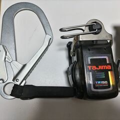 Tajima 安全帯 T150 カラビナ付き 黒の画像