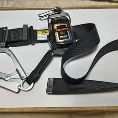 Tajima 安全帯 T150 カラビナ付き 黒の画像