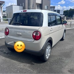 スズキ　ラパン　人気のベージュ　4WD  軽自動車の画像