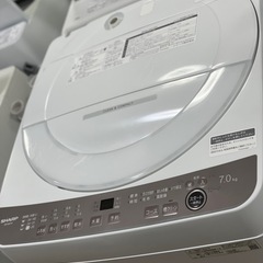 送料・設置込み可　洗濯機　7kg  SHARP 2024年【分解クリーニング済み】の画像