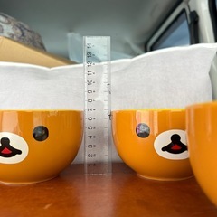 りらっくまどんぶり だんご三碗の画像