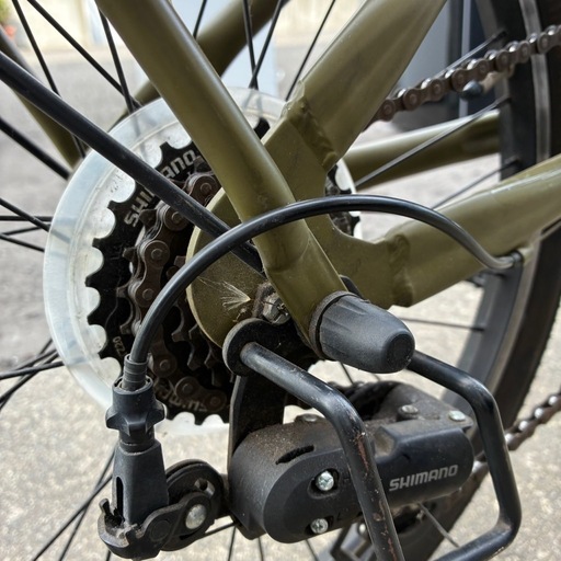 AVIREX アビレックス　アーミーグリーン　ARMY 折り畳み自転車　自転車　カーキ色　オシャレ