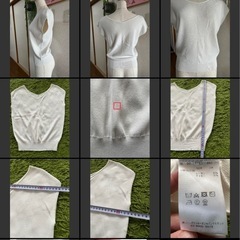 🌸500円商品✖️3つで1000円❗️ And Coture アンドクチュール　サマーニット　半袖 フレンチスリーブの画像
