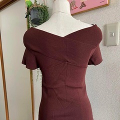 🌸500円商品✖️3つで1000円❗️ DONA MARIE サマーニット　ブラウン　Mの画像
