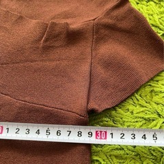 🌸500円商品✖️3つで1000円❗️ DONA MARIE サマーニット　ブラウン　Mの画像