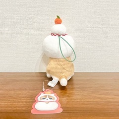 新品未使用 モフサンド 鏡餅にゃんマスコット の画像