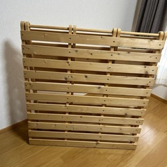 すのこマット　二つ折りの画像