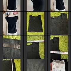 🌸500円商品✖️3つで1000円❗️ SUREVE ニットタンクトップ ブラック　Mの画像
