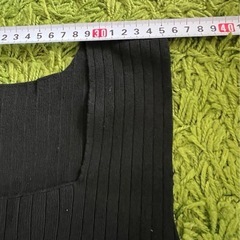 🌸500円商品✖️3つで1000円❗️ SUREVE ニットタンクトップ ブラック　Mの画像