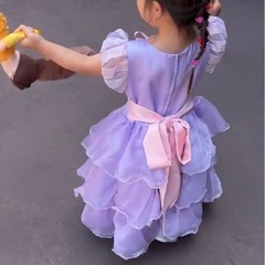 プリンセス　ラプンツェル　ドレス　ハロウィンの画像