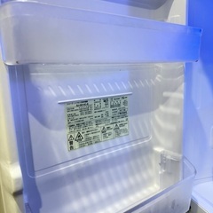 シャープ　ガラス冷蔵庫の画像