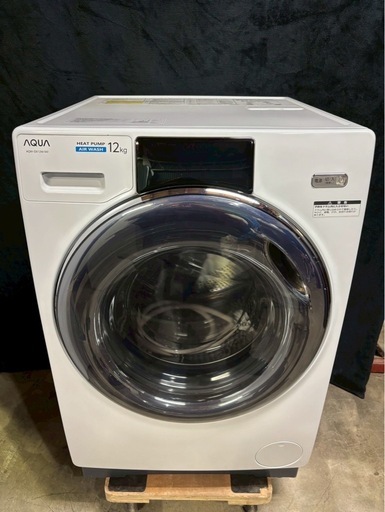 【成約済み】AQUAドラム式洗濯機 AQW-DX12M 2022年製 洗濯12kg乾燥6kg