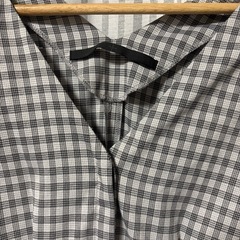 【KBF】フリーサイズ　アーバンリサーチ　美品　チェック　7部丈　ロングワンピースの画像